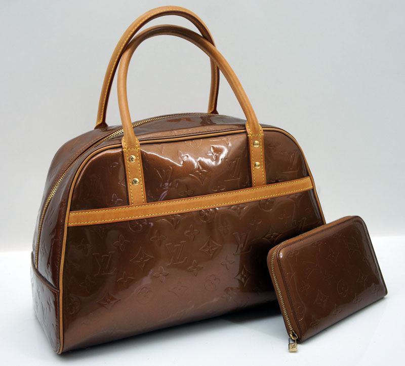 Original LV Louis Vuitton Damen Handtasche bronze mit Portemonnaie Schutzhülle | eBay