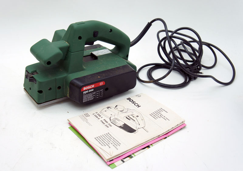 Bosch Hobel PHO 200 mit Bosch Winkelanschlag + Spänesack 220V eBay
