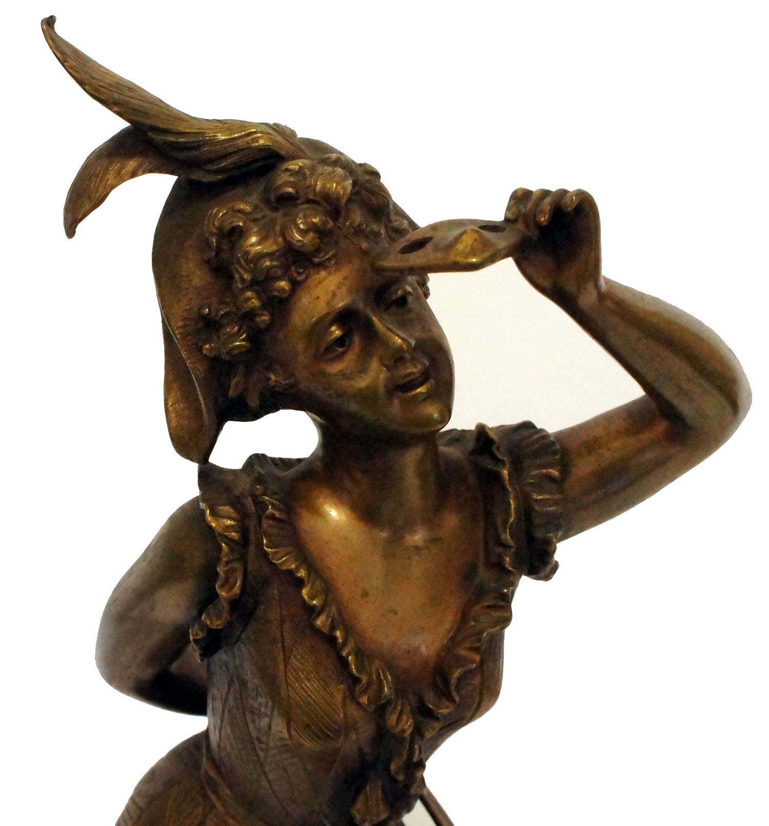 Bronzefigur Büste Bronze Skulptur Frau mit Maske von Mestais Frankreich um 1900 | eBay