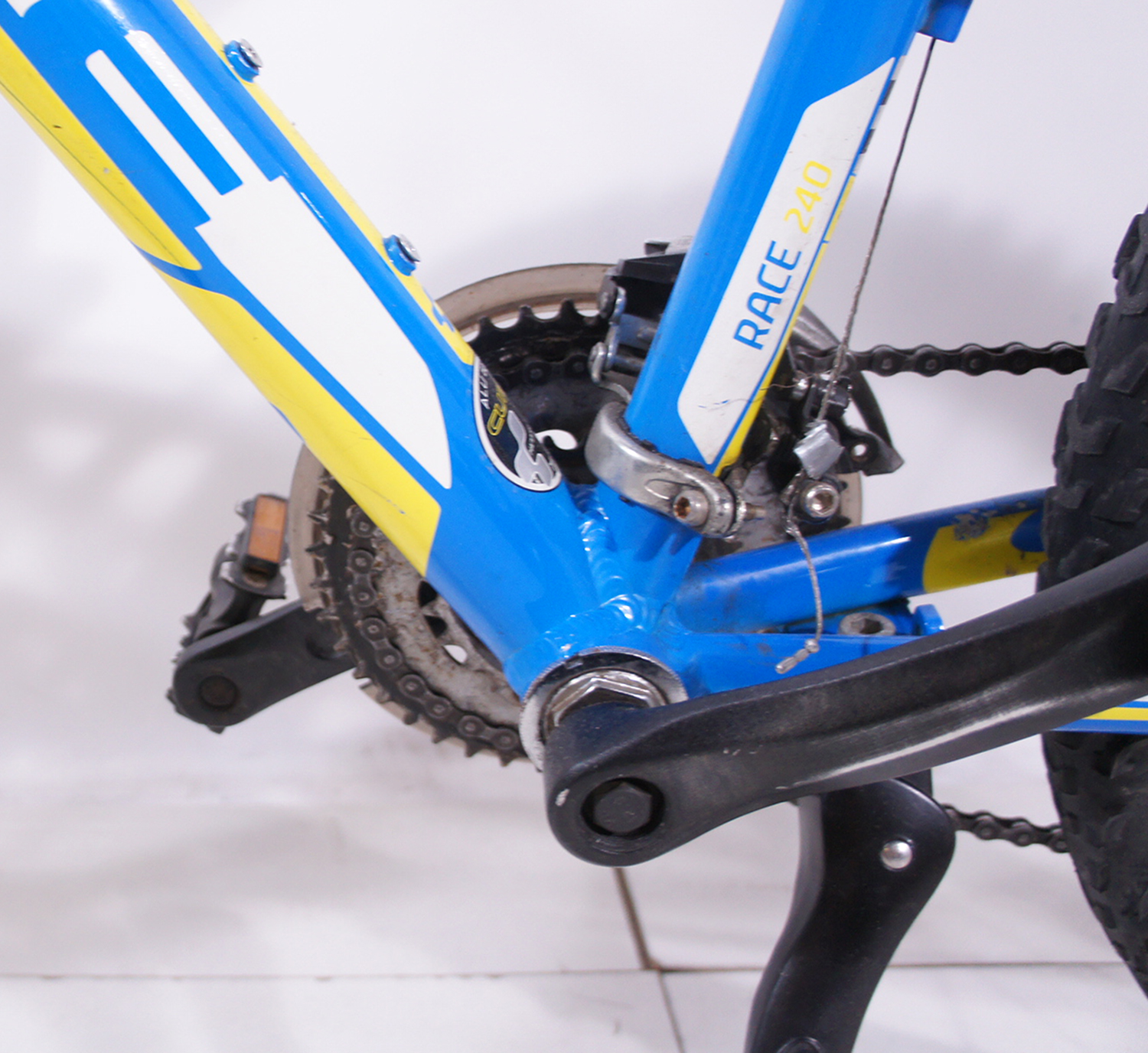 ebay ein gefedertes fahrrad 24 zoll blau